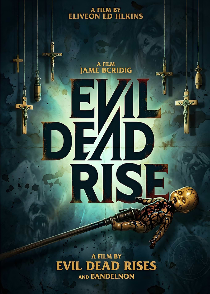 Evil Dead Rise Horror Movie Poster