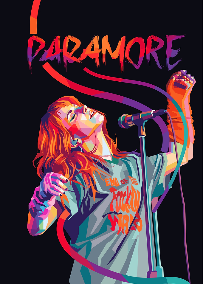 Paramore Hayley Williams Pop Art Poster