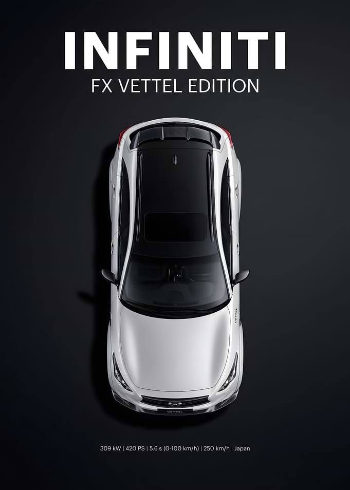 Infiniti FX Vettel Edition Top View