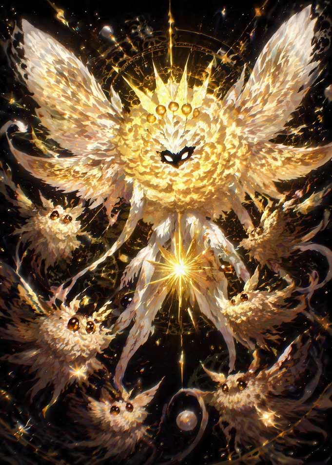 Radiant Moth Queen and Minions