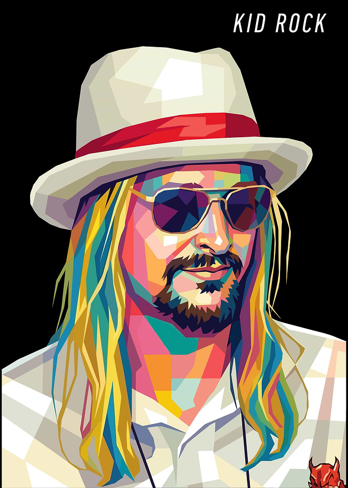 Kid Rock Pop Art Portrait
