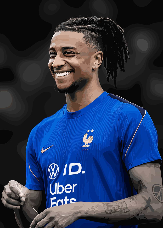 Kingsley Coman France National Team Portrait