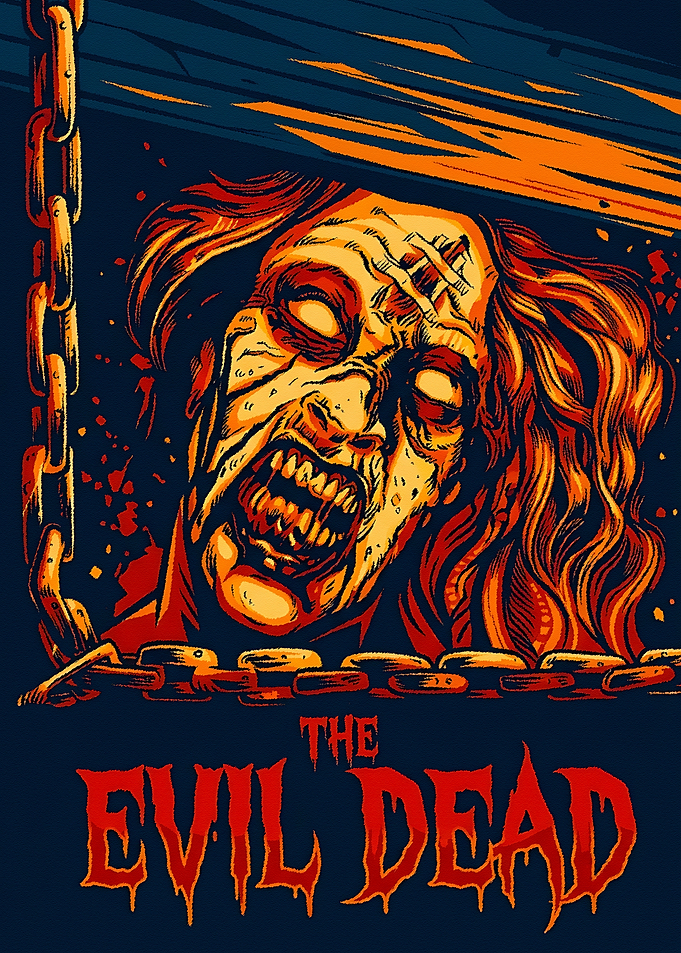 The Evil Dead Horror Movie Poster