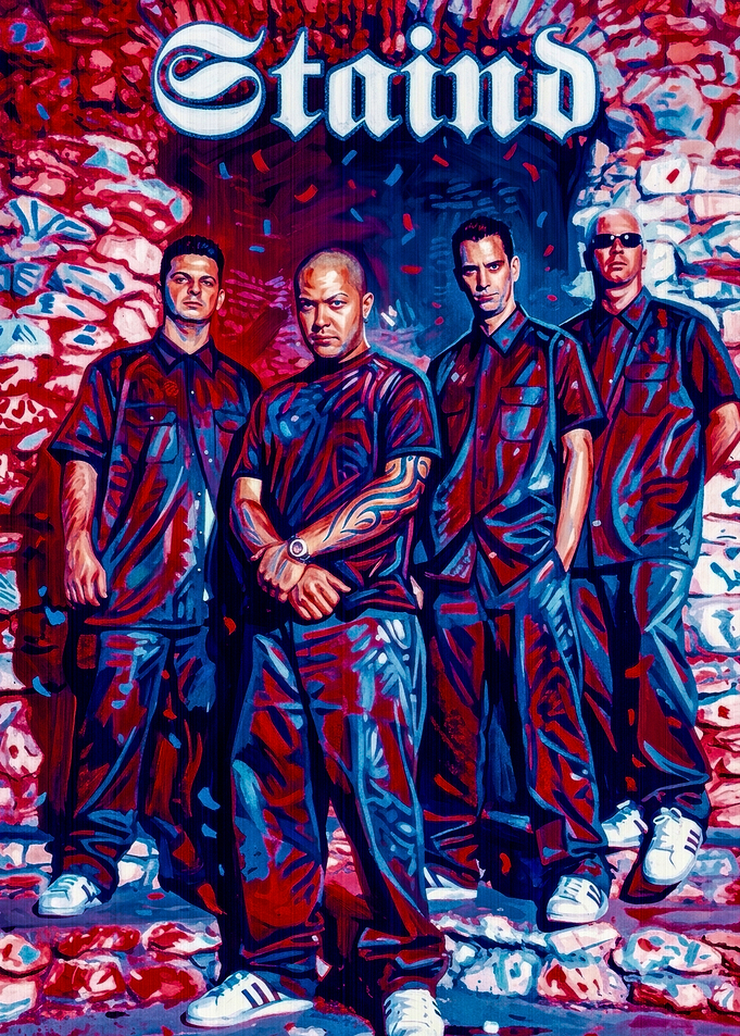 Staind Band Portrait Poster