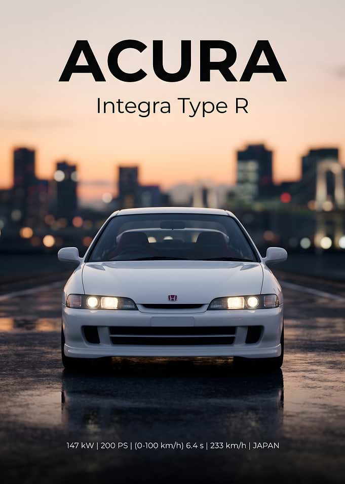 Acura Integra Type R Poster