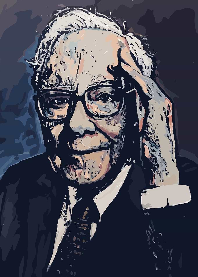 Portrait of Warren Buffett