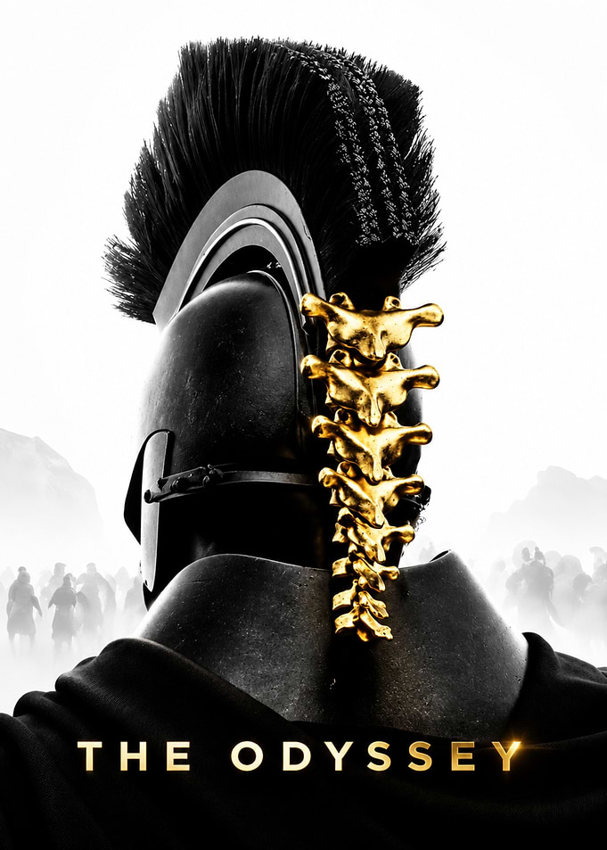 The Odyssey Spartan Helmet Poster