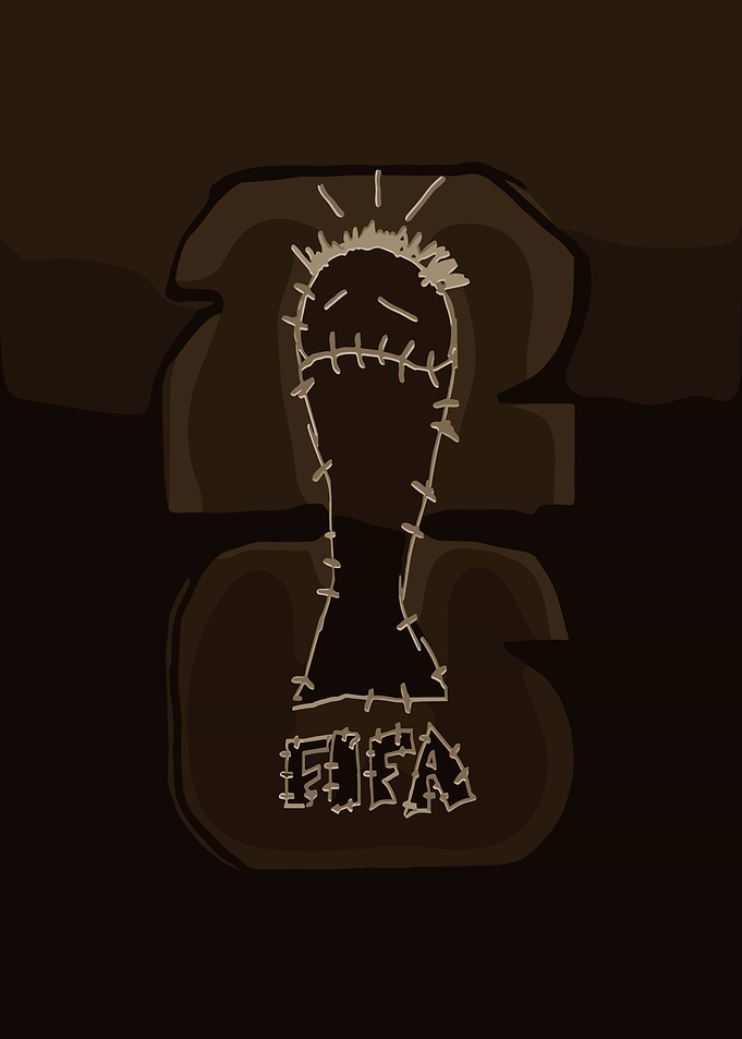 FIFA 26 Trophy Football Sport Art