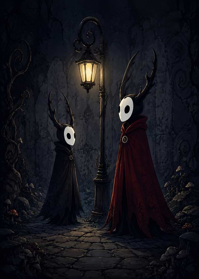 Hollow Knight Inspired Dark Forest Encounter
