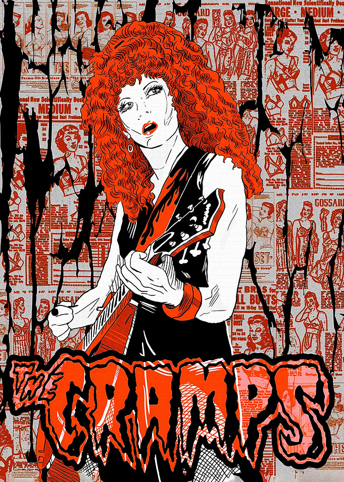The Cramps Punk Rock Poster