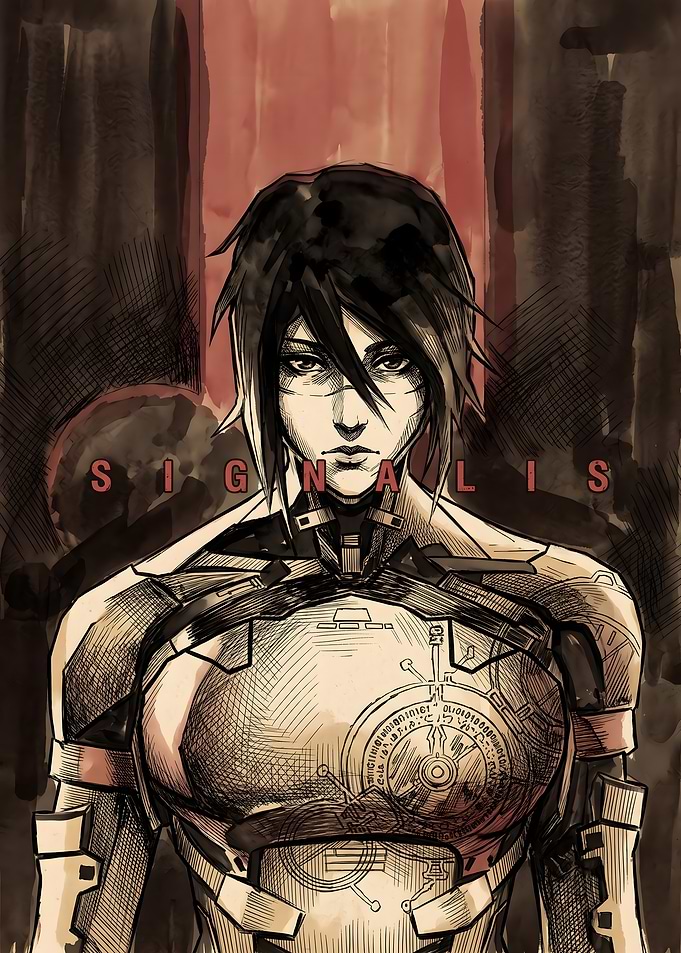 Signalis Elster Portrait Fan Art