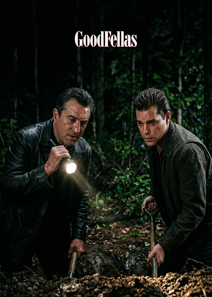 Goodfellas Movie Poster Digging Scene