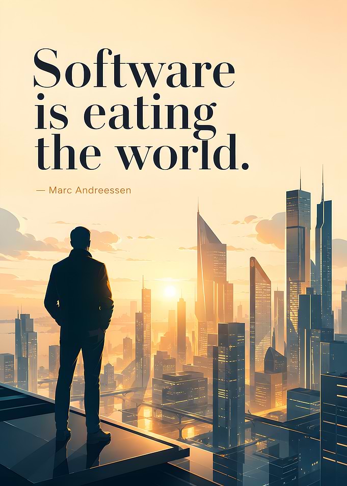 Software is Eating the World Poster