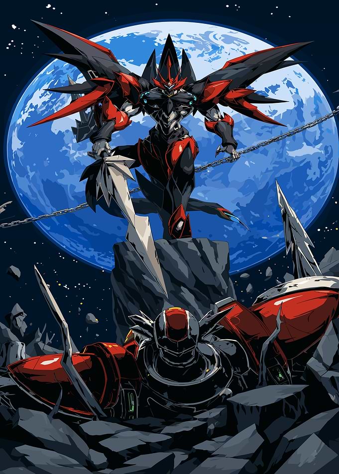 Iron Saga Getter Robo Devolution Mecha Battle