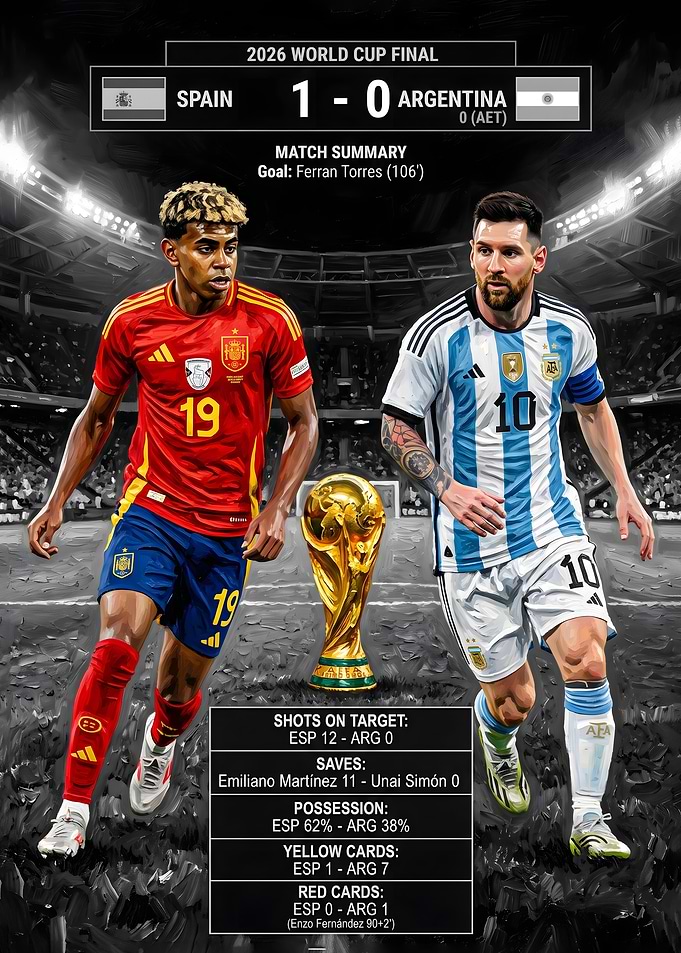 2026 World Cup Final Spain Argentina