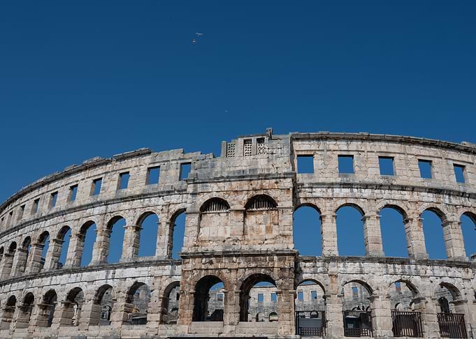 Ancient Roman Arena in Pula