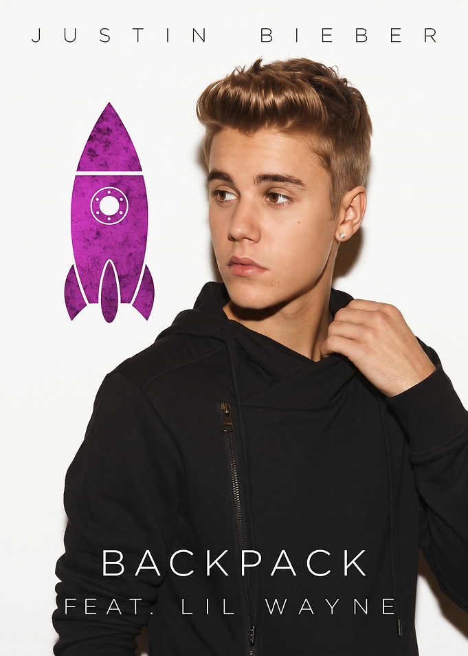 Justin Bieber Backpack Music Poster