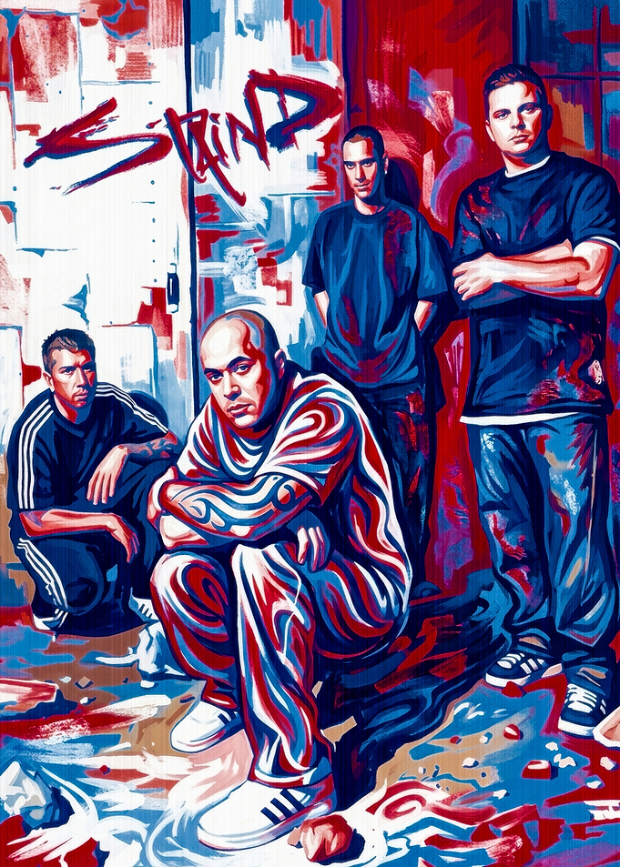 Staind Band Art Poster