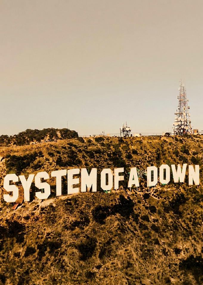 System of a Down Hollywood Sign
