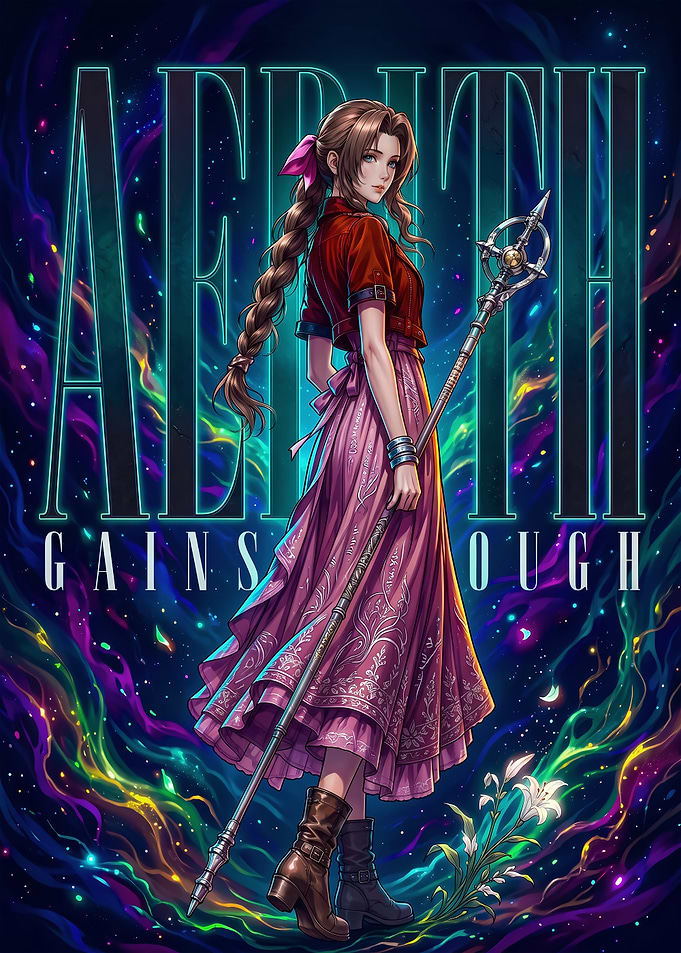 Aerith Gainsborough Final Fantasy VII Portrait