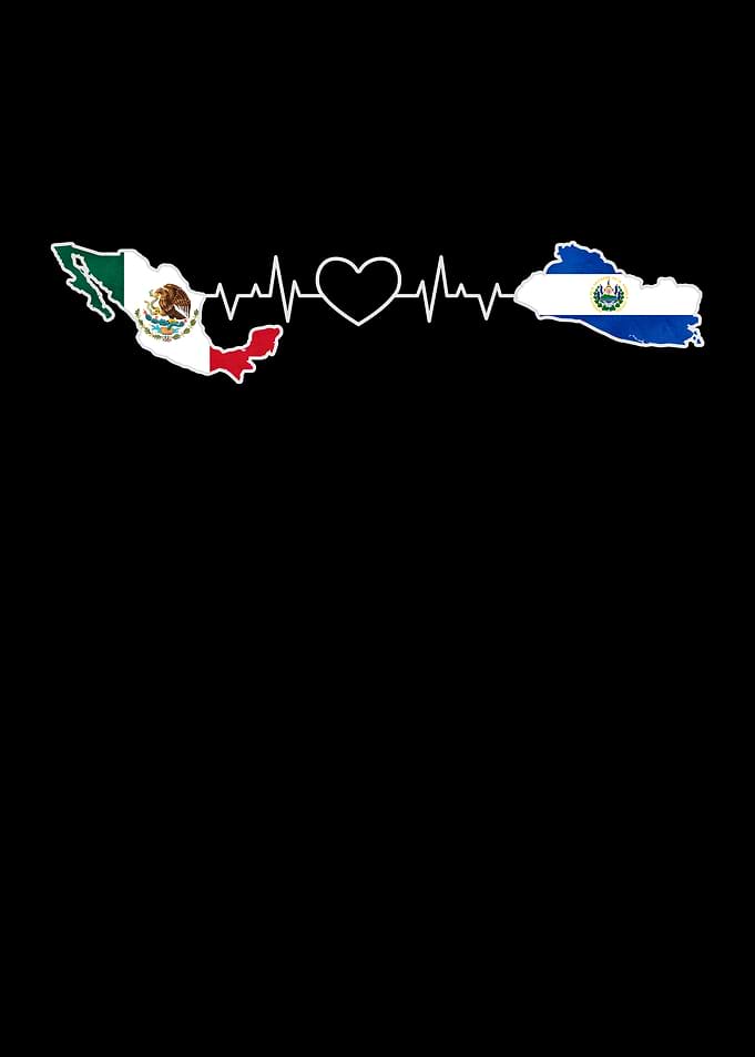 Mexico and El Salvador Heartbeat Design