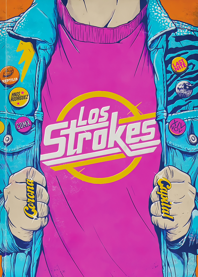 The Strokes Corona Capital Concert Poster