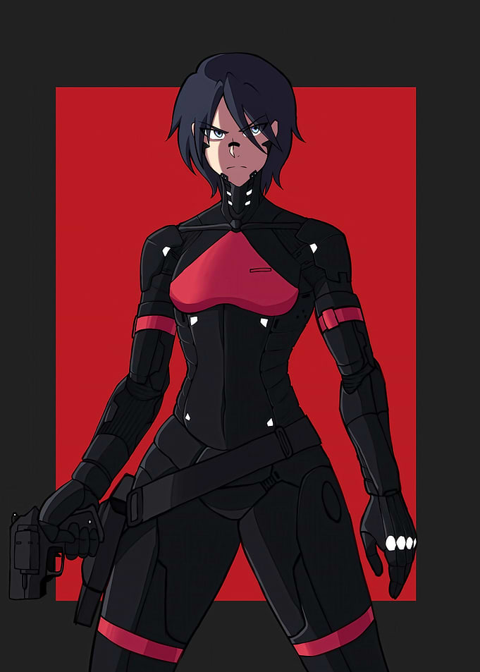 Elster from Signalis Cybernetic Soldier
