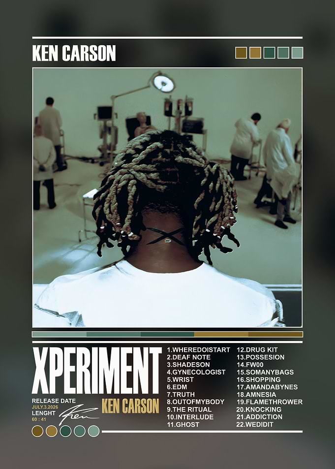 Ken Carson Xperiment Album Poster