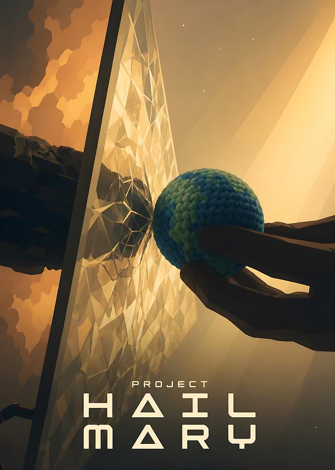 Project Hail Mary Book Poster