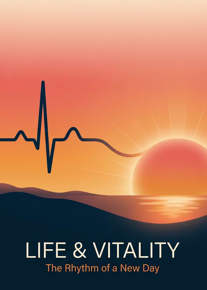 Life and Vitality Sunrise Poster