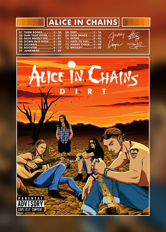 Alice in Chains Dirt Album Art