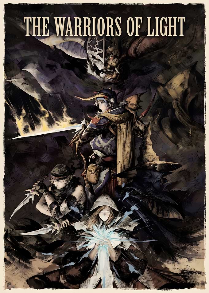 Final Fantasy Warriors of Light Poster