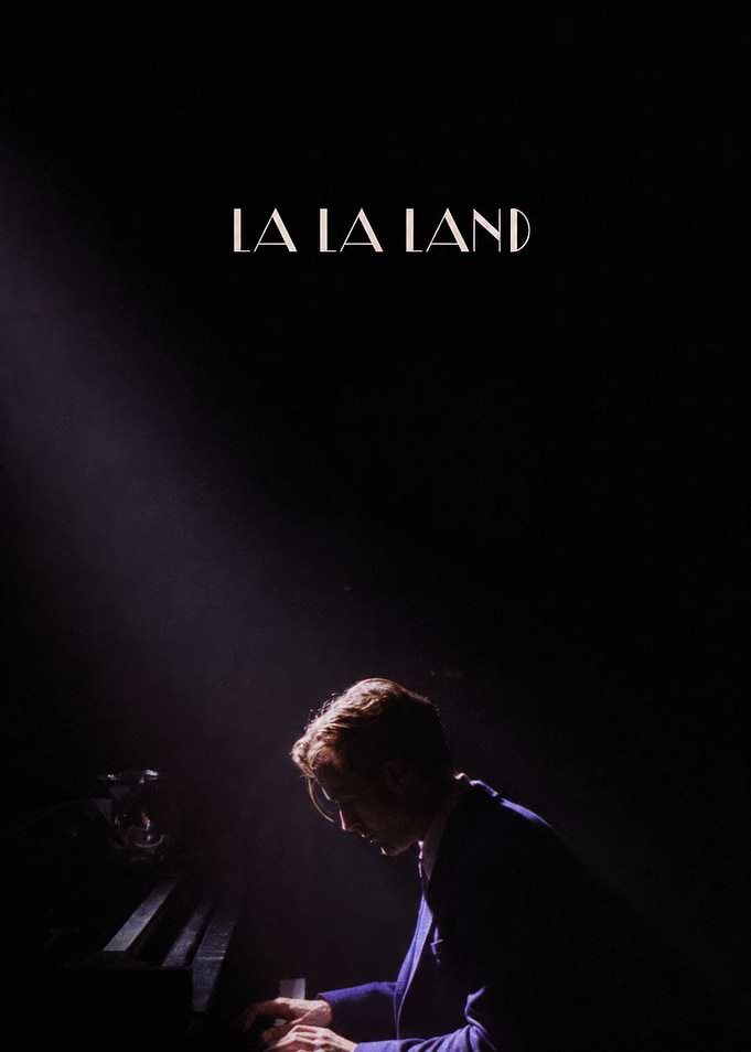 La La Land Piano Scene Poster