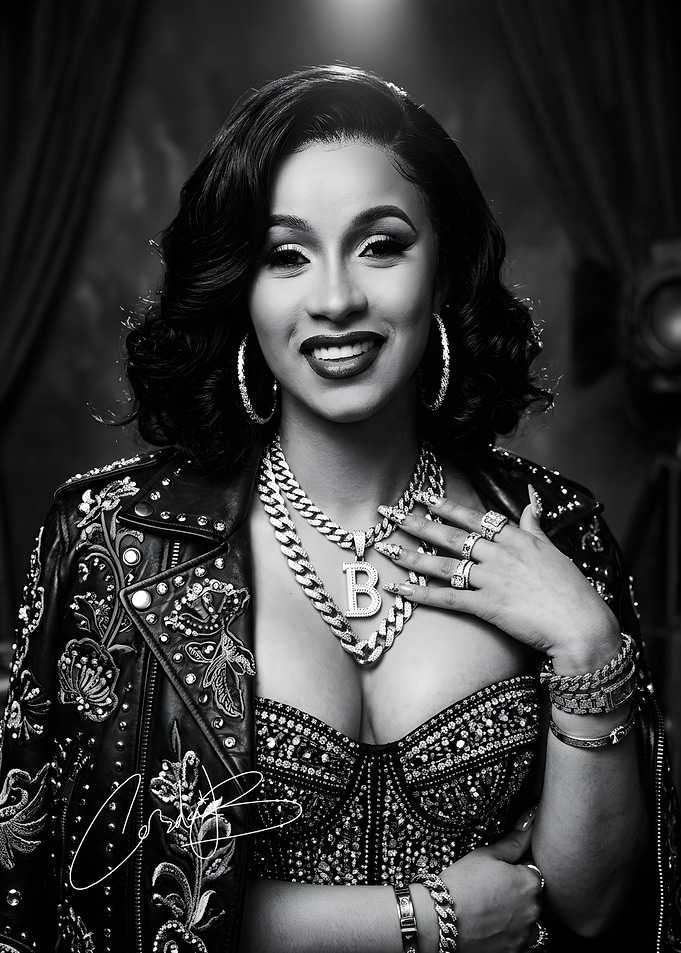 Portrait of Cardi B