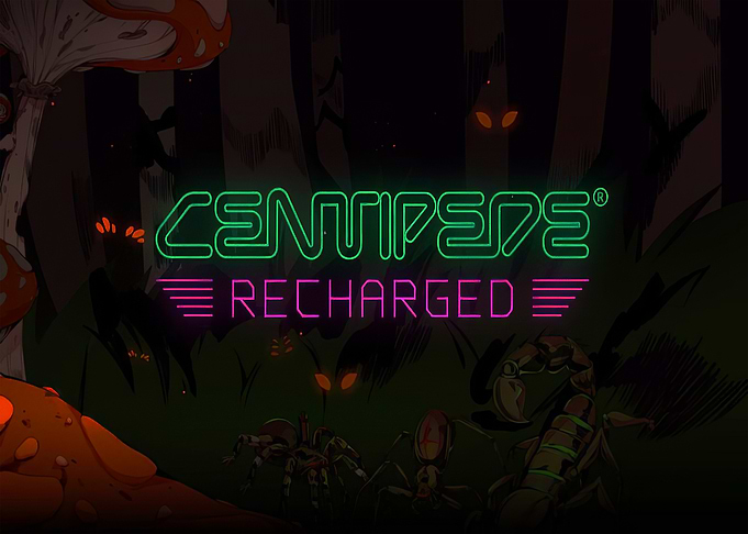 Centipede Recharged Video Game Title Screen