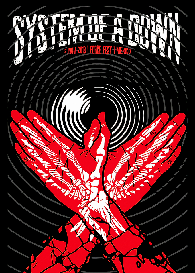 System of a Down Force Fest Poster