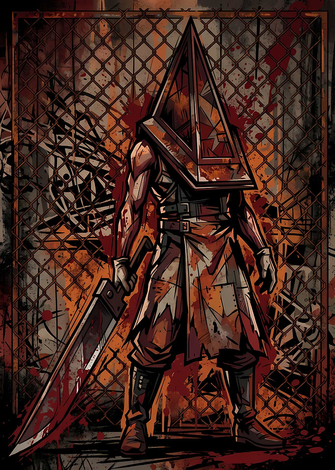 Pyramid Head Silent Hill Illustration