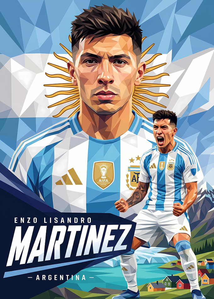 Lisandro Martinez Argentina Soccer Poster