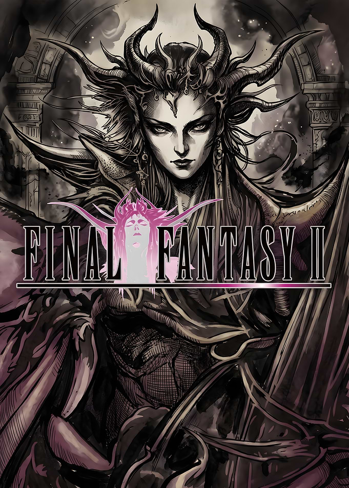 Final Fantasy II Yoshitaka Amano Art