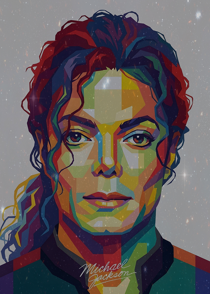 Michael Jackson Pop Art Portrait