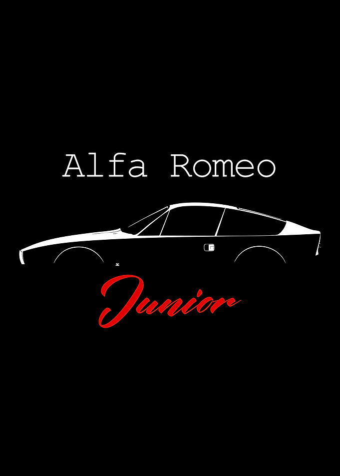 Alfa Romeo Junior Minimalist Car Poster