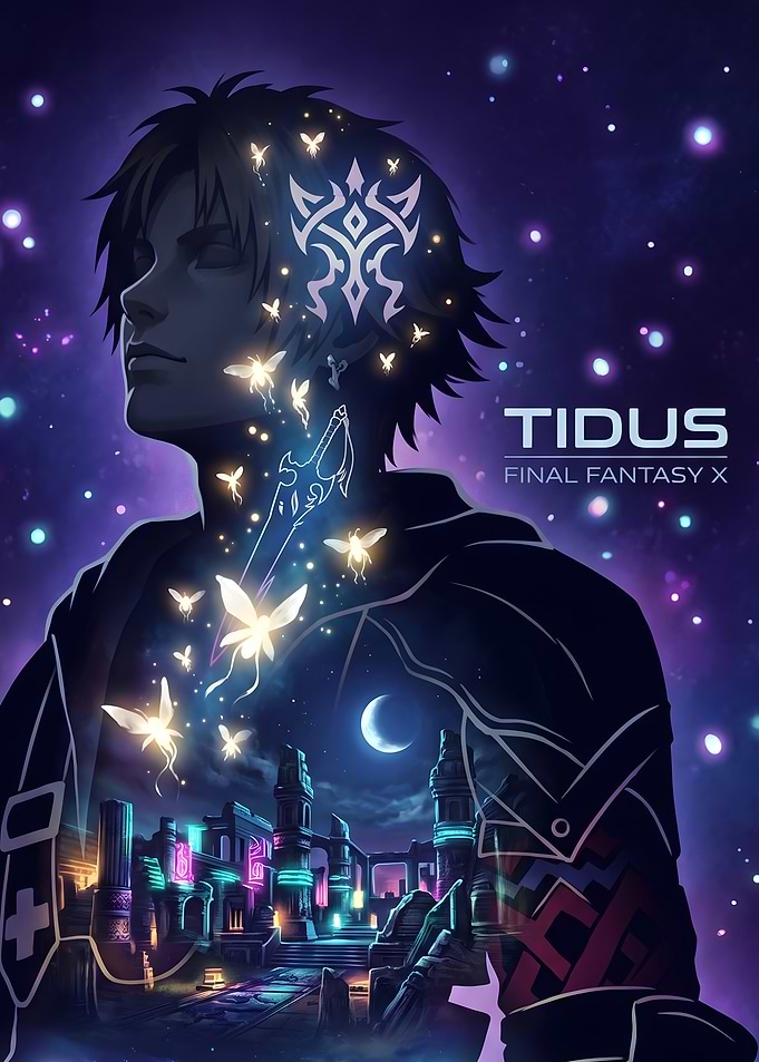 Tidus Final Fantasy X Double Exposure