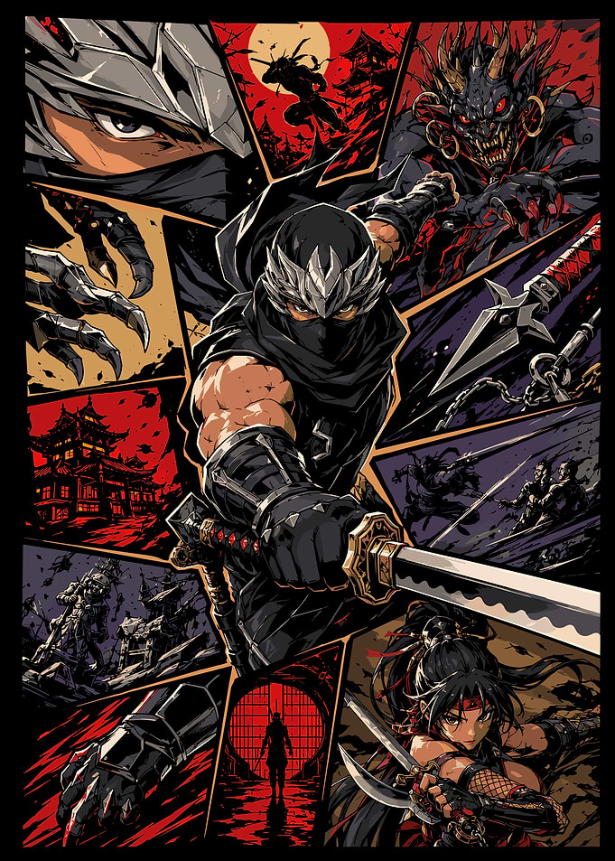 Ninja Gaiden colage