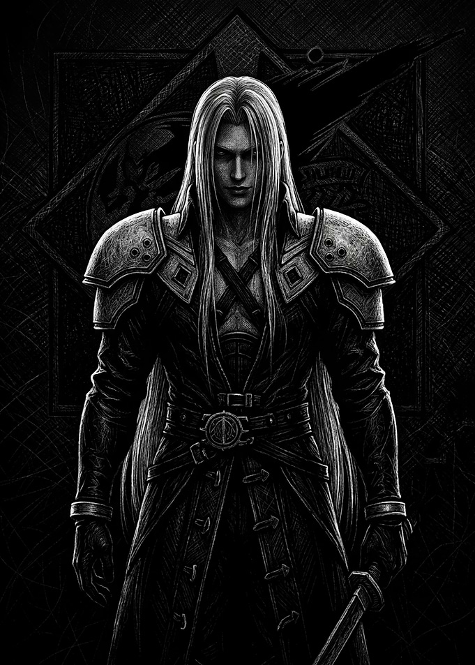 Sephiroth Final Fantasy VII Portrait