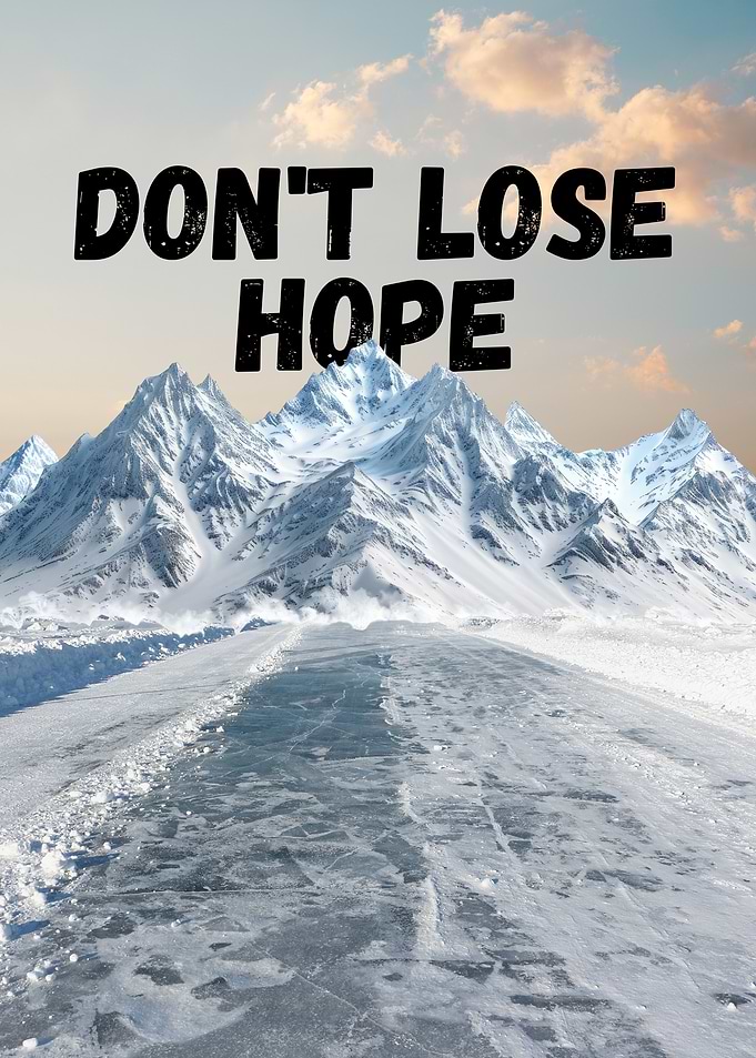 Don't Lose Hope Mountain Landscape