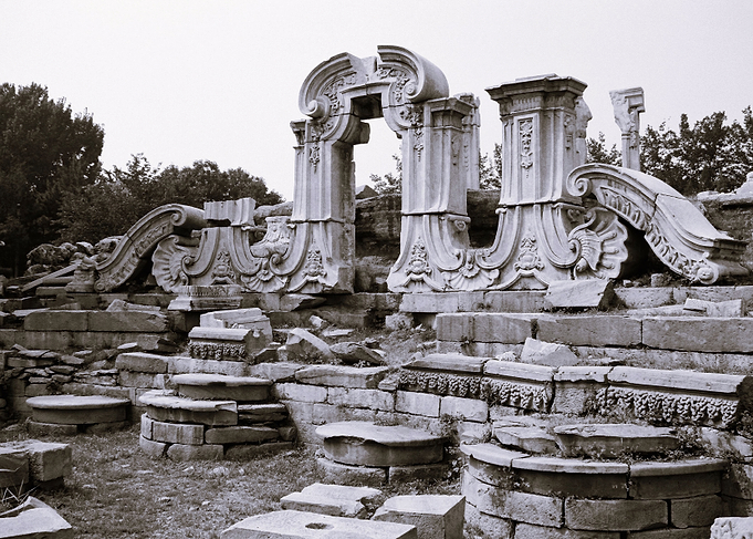 Xiyang Lou Ruins Close-Up Photography – Fallen Empires Art