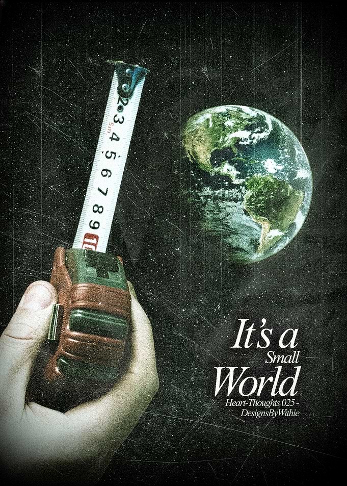 It's a Small World Conceptual Art