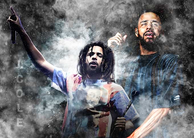 J. Cole Concert Performance Art