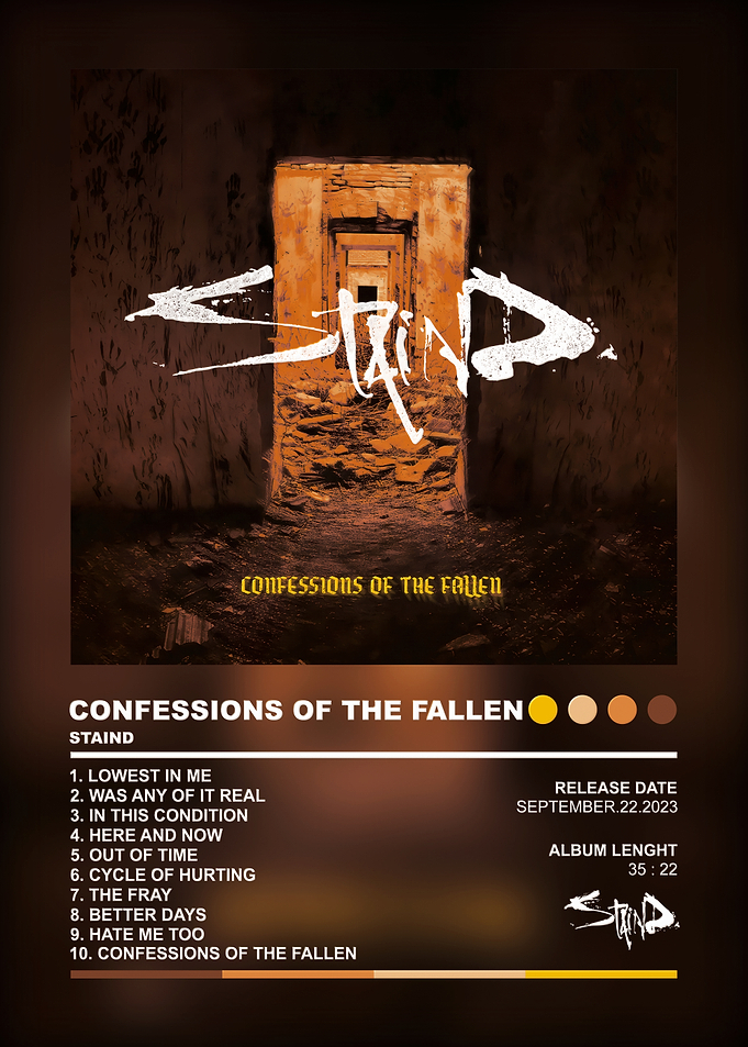 Staind Confessions of the Fallen Poster
