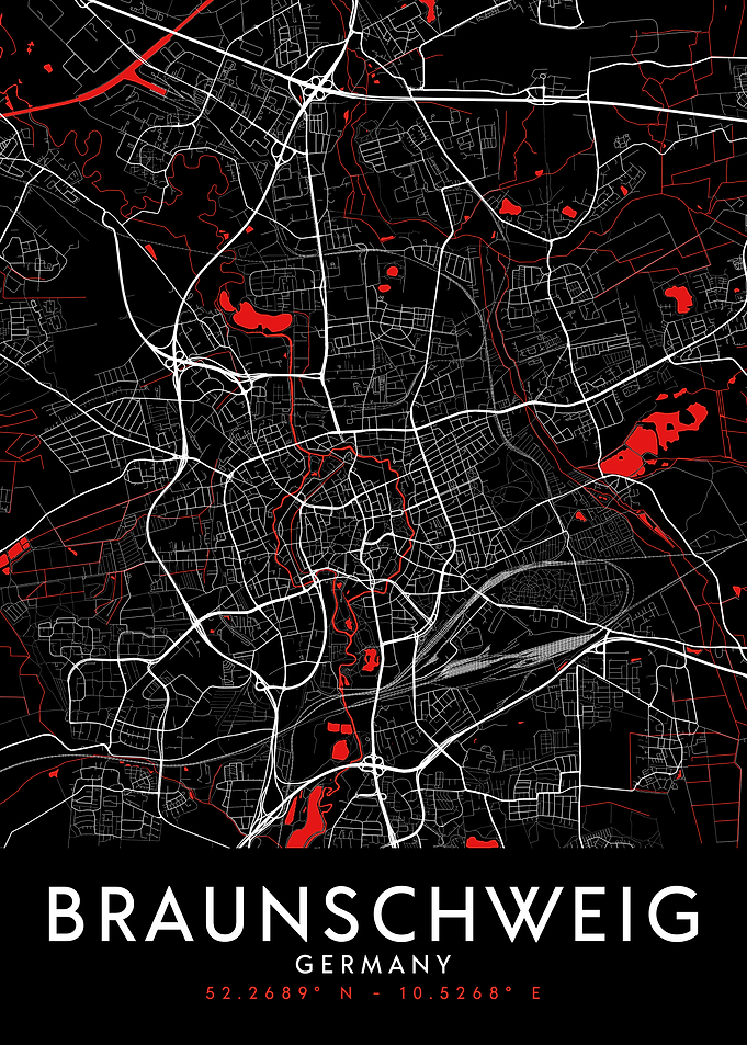 Braunschweig Dark Map